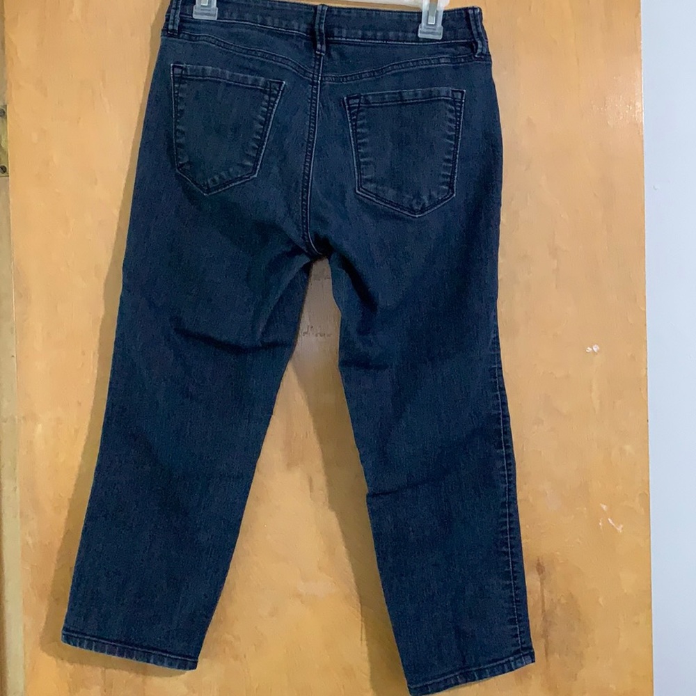Ann Taylor Loft curvy crop skinny jeans